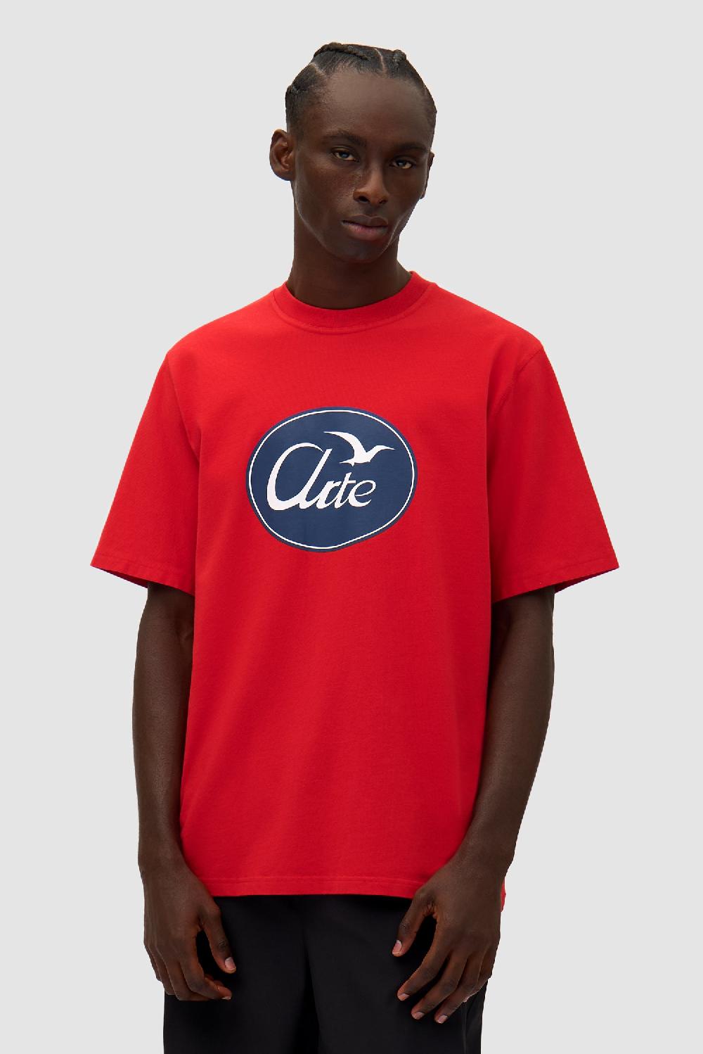 arte antwerp T-shirt Bird Logo Big Bird Logo - Rouge