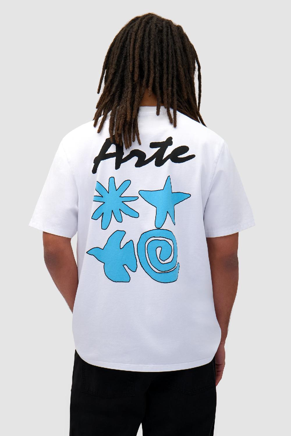 arte antwerp T-shirt imprimé Elements - Blanc