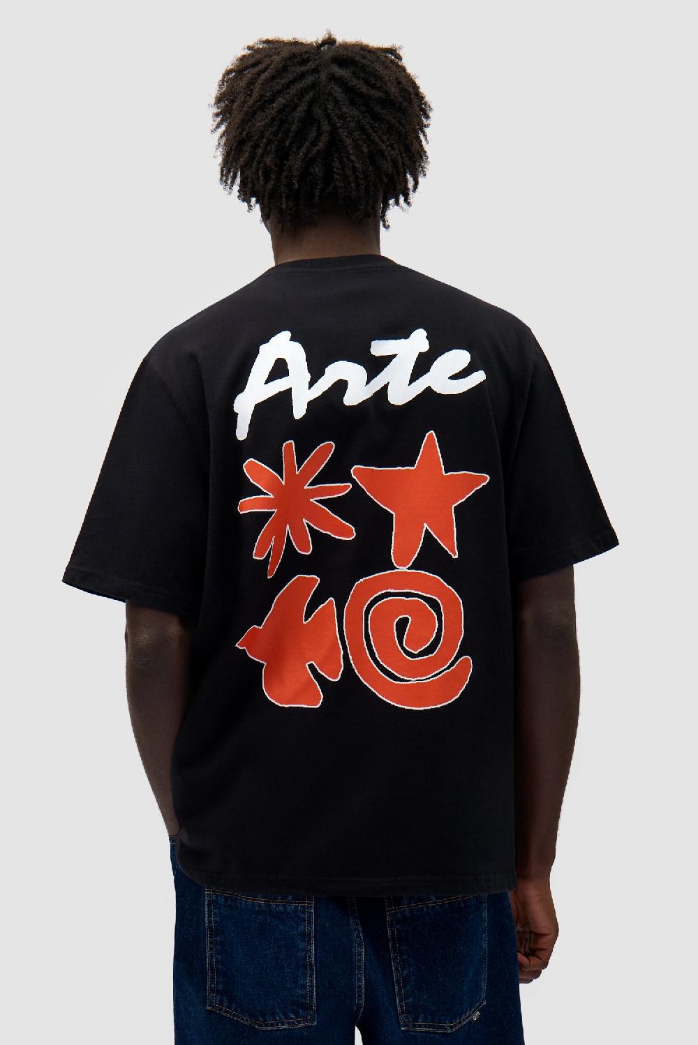 arte antwerp T-shirt imprimé Elements - Noir