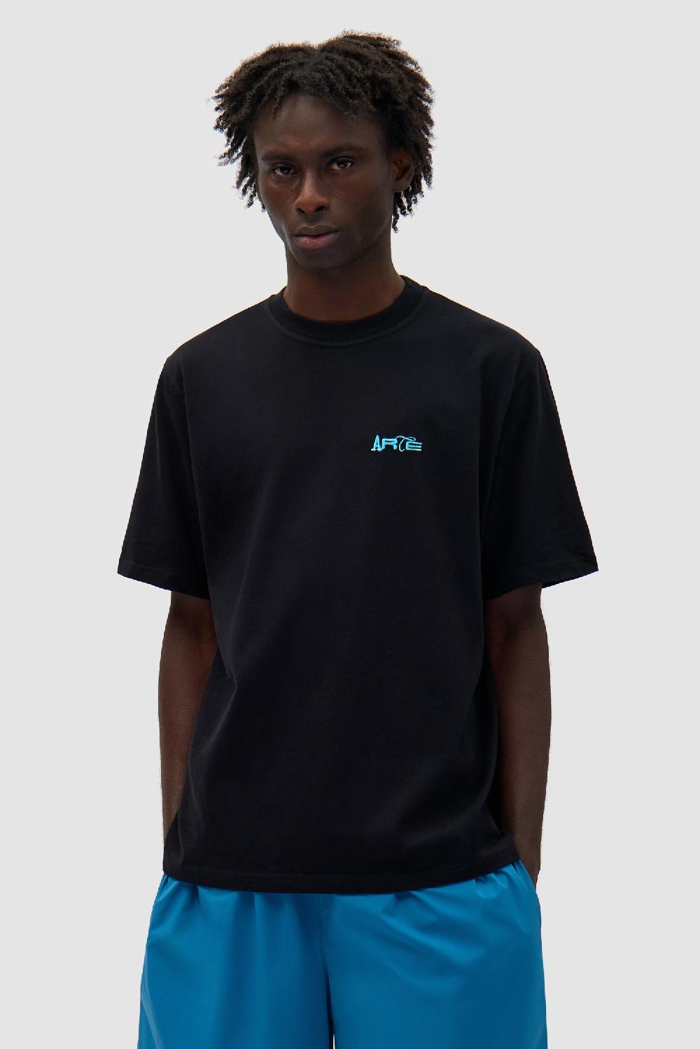 Arte Antwerp T-shirt People Avec Logo Au Dos - Noir