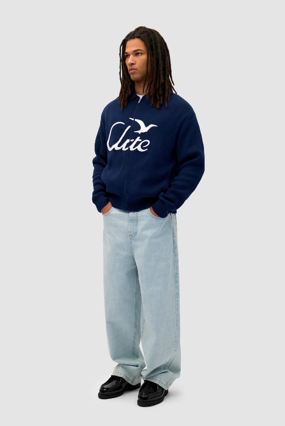 Arte Antwerp Tricot Avec Bird Logo - Marine