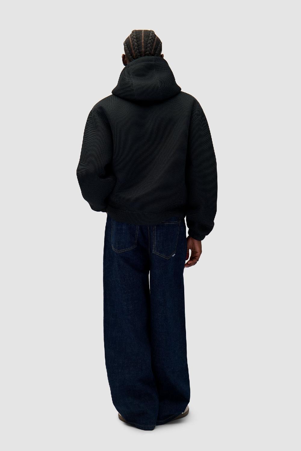 Arte Antwerp Veste à Capuche En Maille - Noir