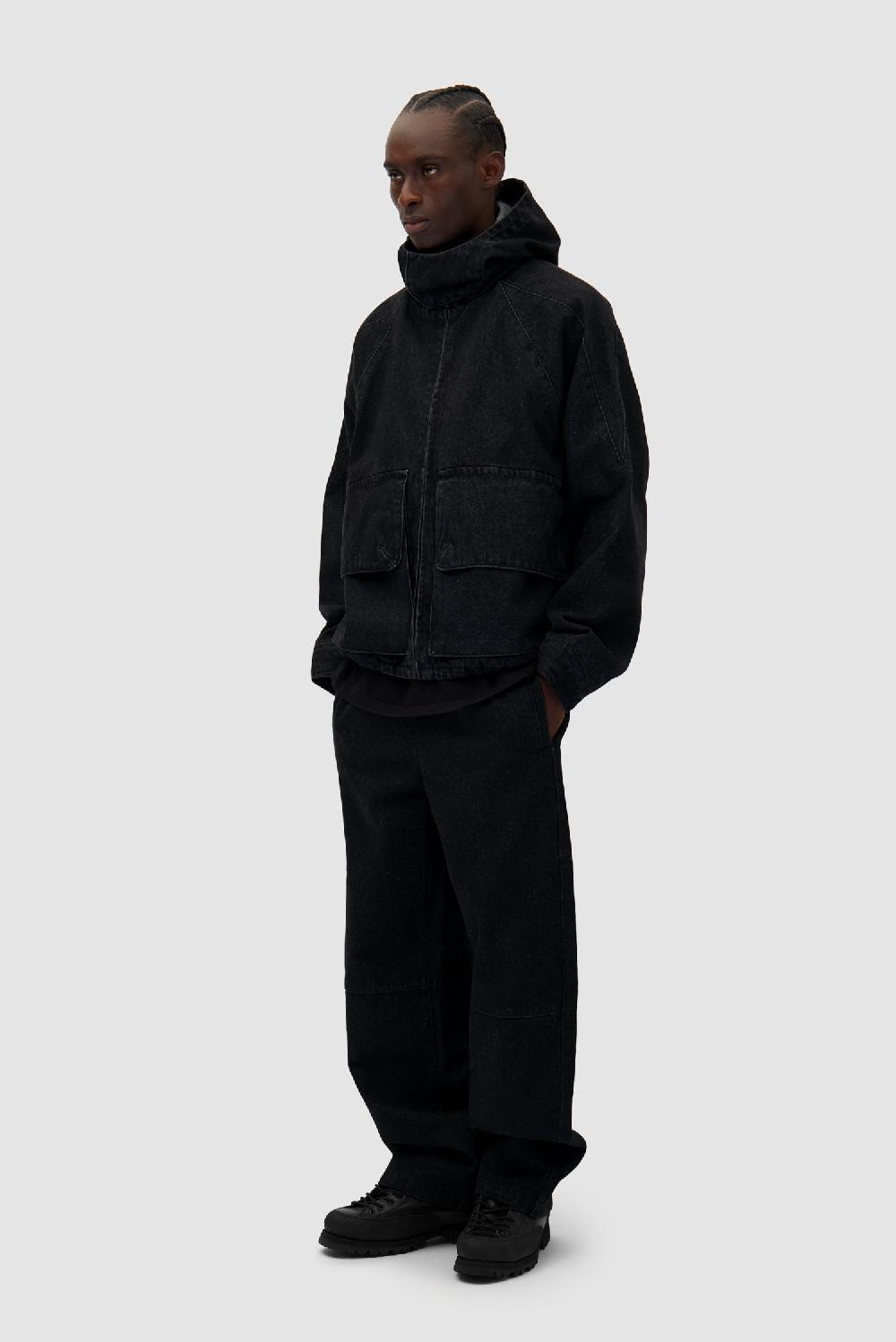 Arte Antwerp Veste En Denim Tech - Noir