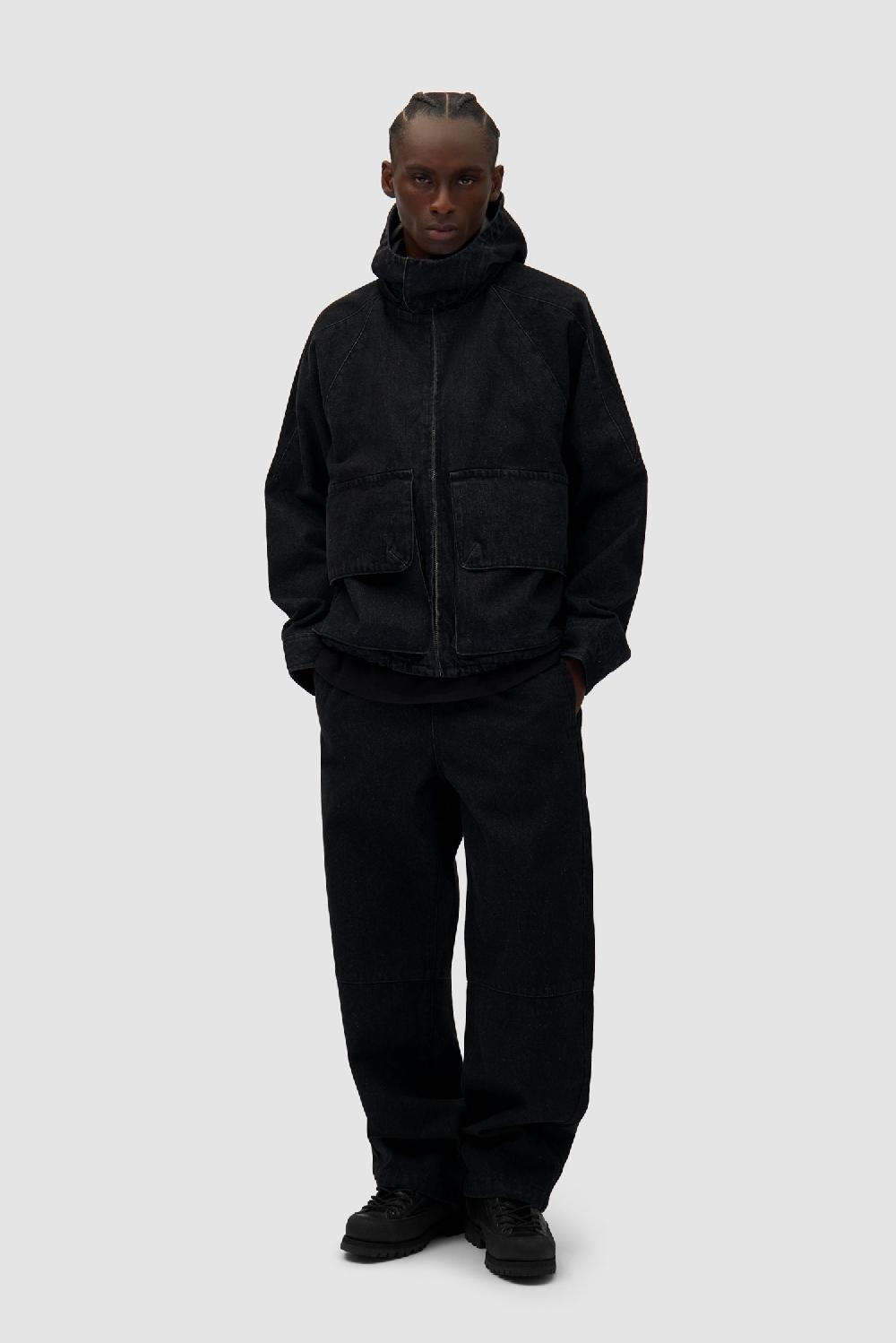 Arte Antwerp Veste En Denim Tech - Noir