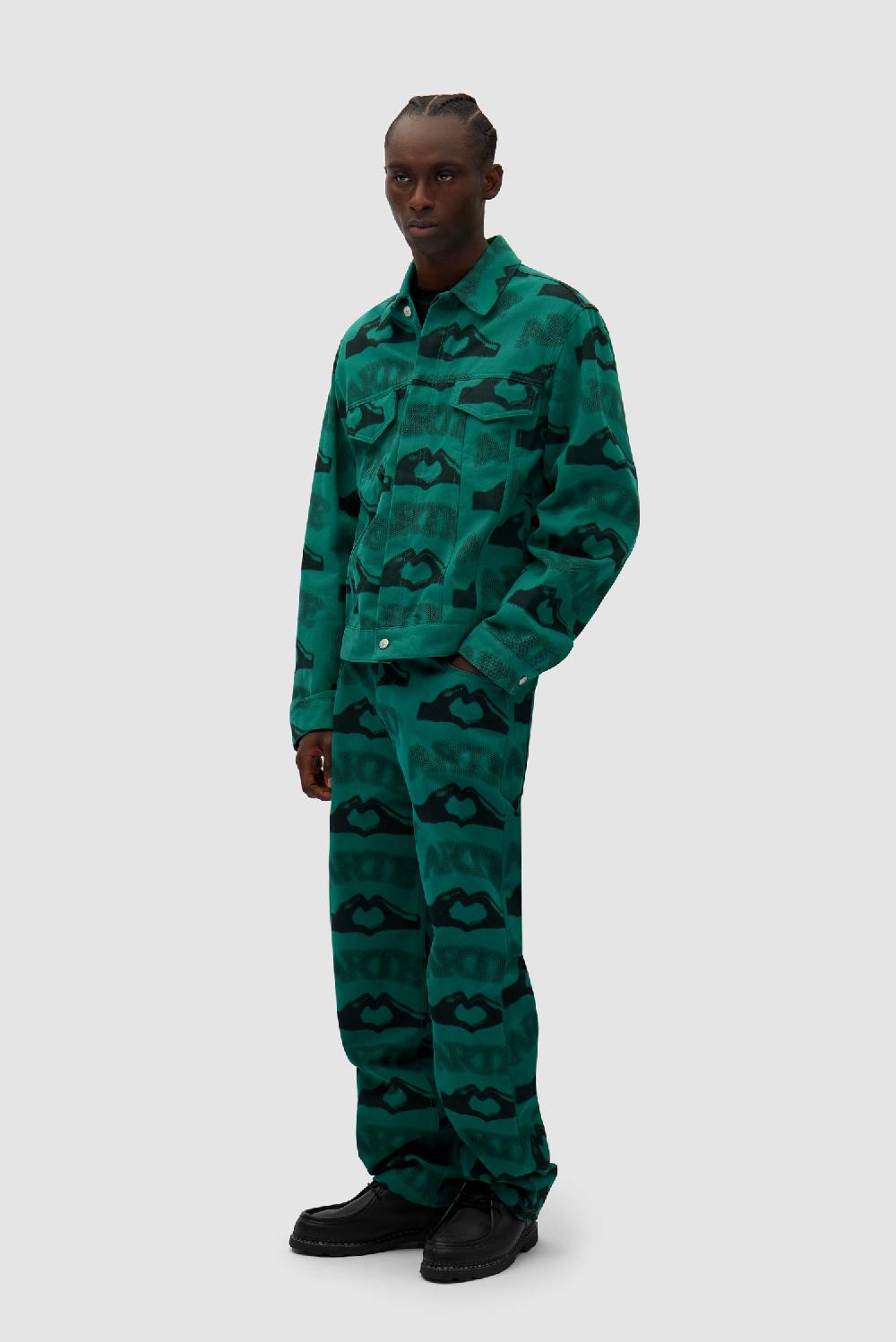 Arte Antwerp Veste Imprimée En Forme De Cœur - Vert