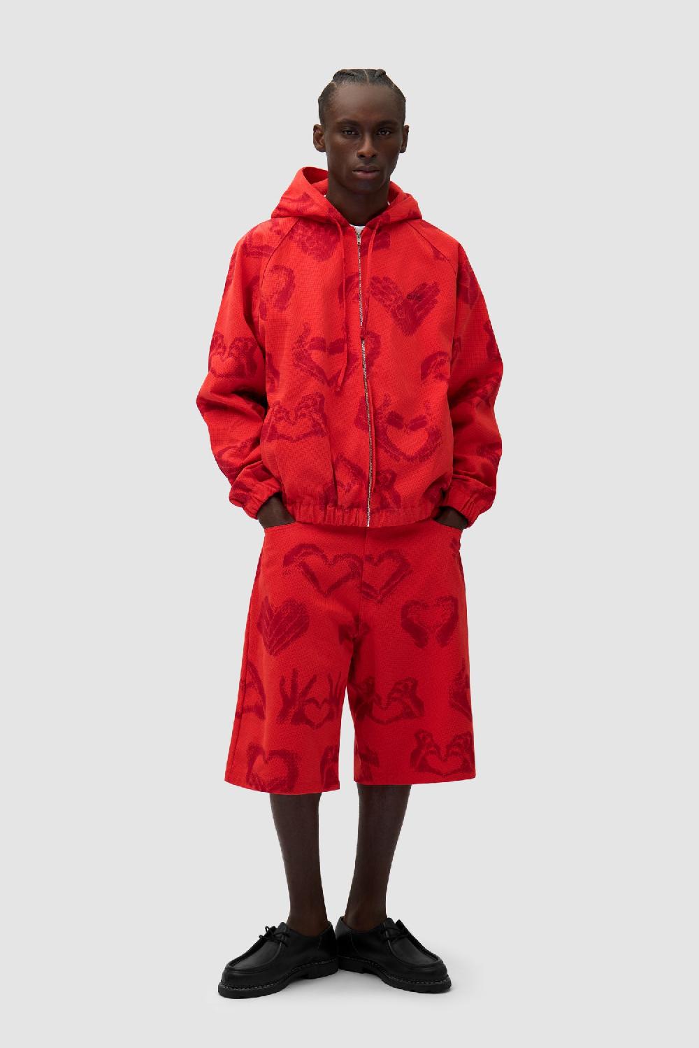 Arte Antwerp Veste Imprimée Hands - Rouge