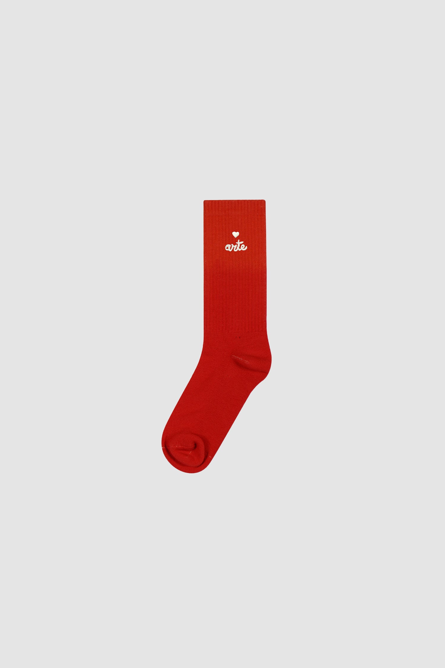 arte antwerp Chaussettes à logo en forme de cœur - Rouge