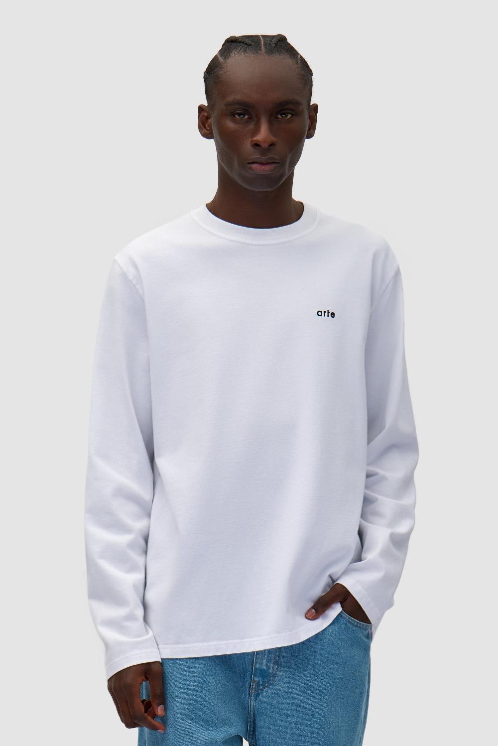 Arte Antwerp Manches Longues à Impression Couleur - Blanc