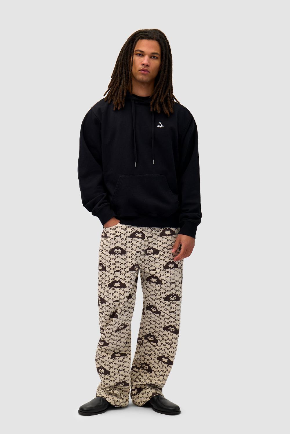 Arte Antwerp Sweat à Capuche Avec Logo En Forme De Cœur - Noir