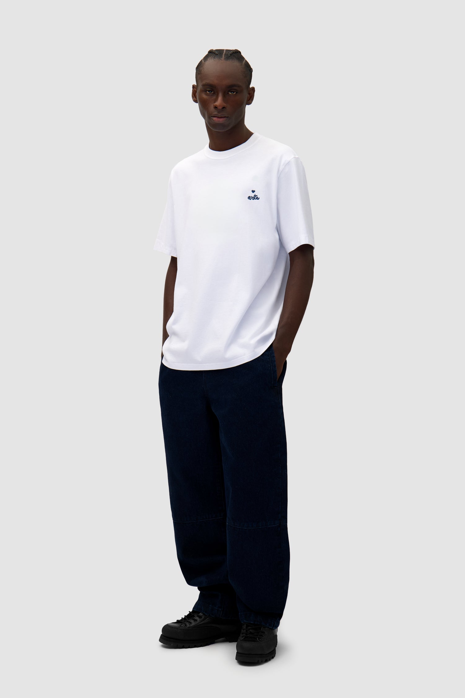 Arte Antwerp T-shirt Avec Logo En Forme De Cœur - Blanc