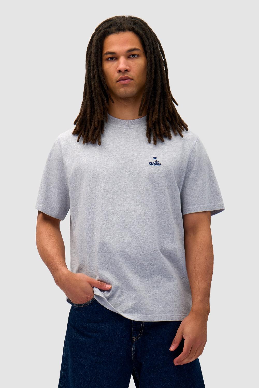 arte antwerp T-shirt avec logo en forme de cœur - Gris