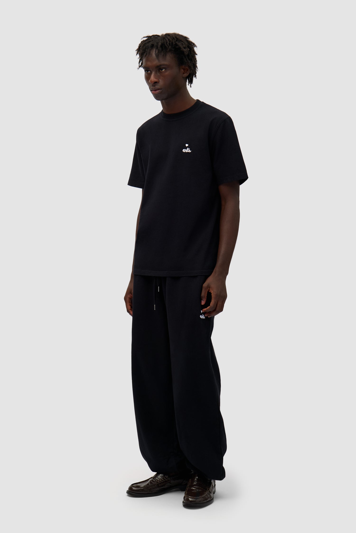 Arte Antwerp T-shirt Avec Logo En Forme De Cœur - Noir