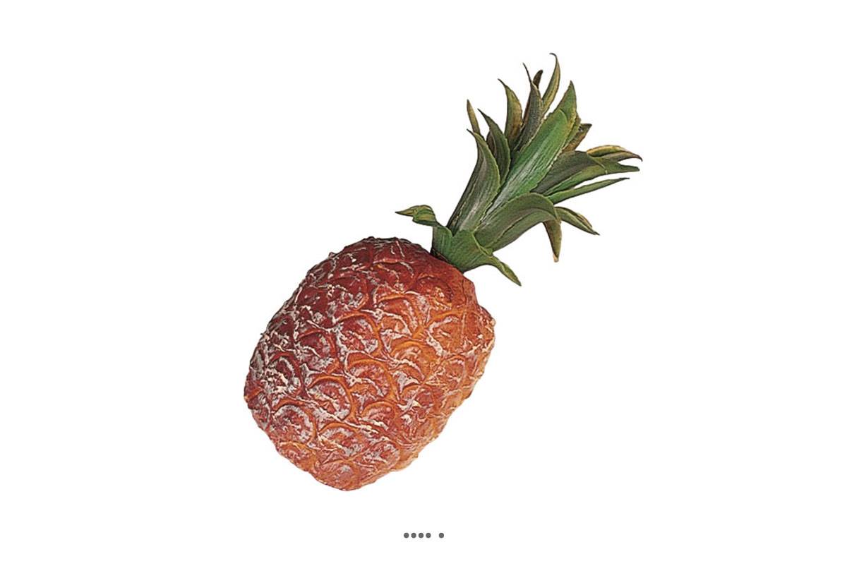 artificielles Ananas artificiel petite taille en Plastique soufflé H 210x100 mm