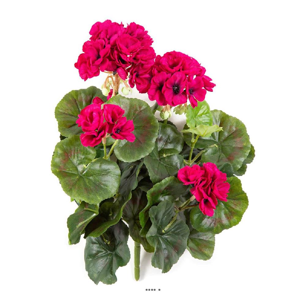 artificielles Geranium factice en piquet H 30 cm
