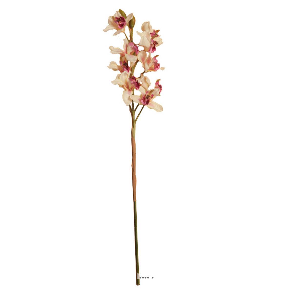 artificielles Superbe tige fausse orchidée 85 cm