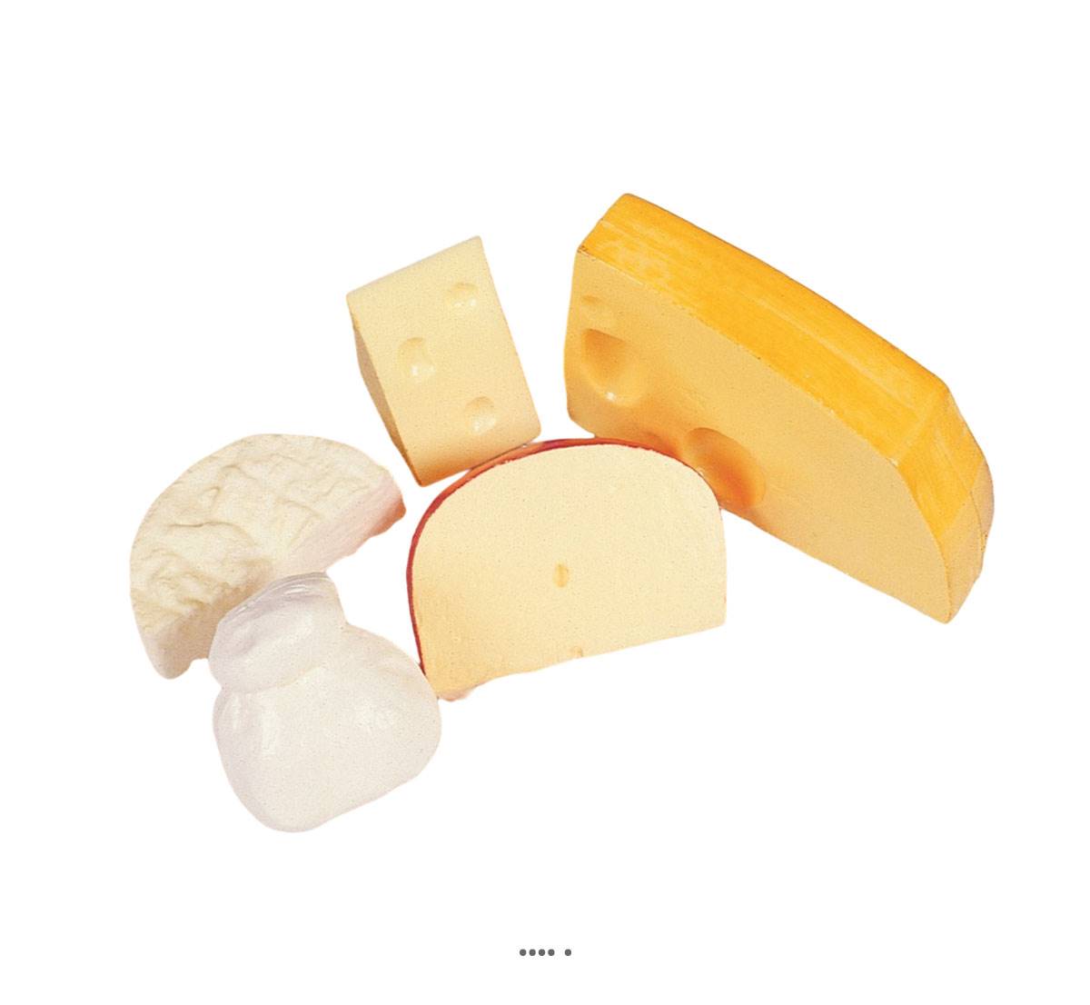 artificielles Assortiment de 5 fromages en lot de 5 en Plastique soufflé L 60-155 mm