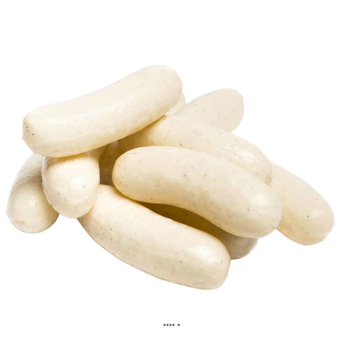artificielles Boudin blanc artificiel en lot de 10 en Plastique soufflé L 95x30 mm