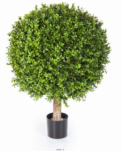 artificielles Boule de buis artificiel Int Ext en pot du site Artificielles.com