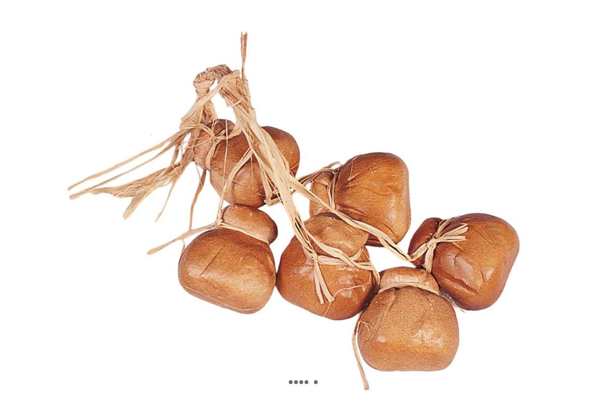 artificielles Boule de Mozzarela fumee artificielle en Plastique soufflé H 75x60 mm