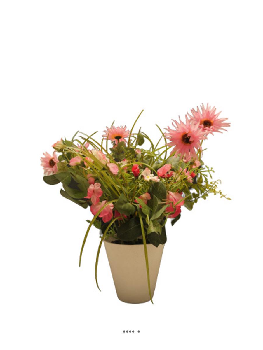 artificielles Bouquet de fleurs artificielles en pot| Artificielles.com