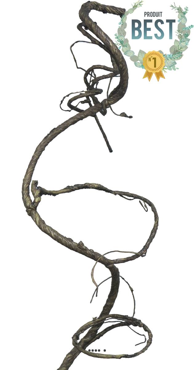 artificielles Branche de bois enroulée artificielle H 90 cm