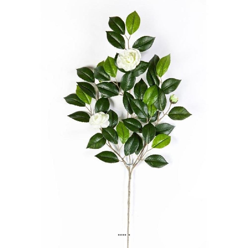 artificielles Branche de camelia artificiel avec fleurs| Artificielles.com