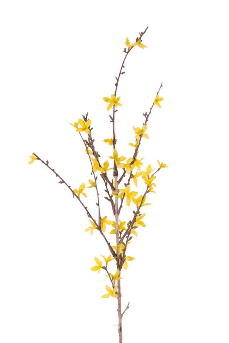 artificielles Branche de Forsythia artificiel Jaune H 88 cm 41 fleurs superbe du site Artificielles.com