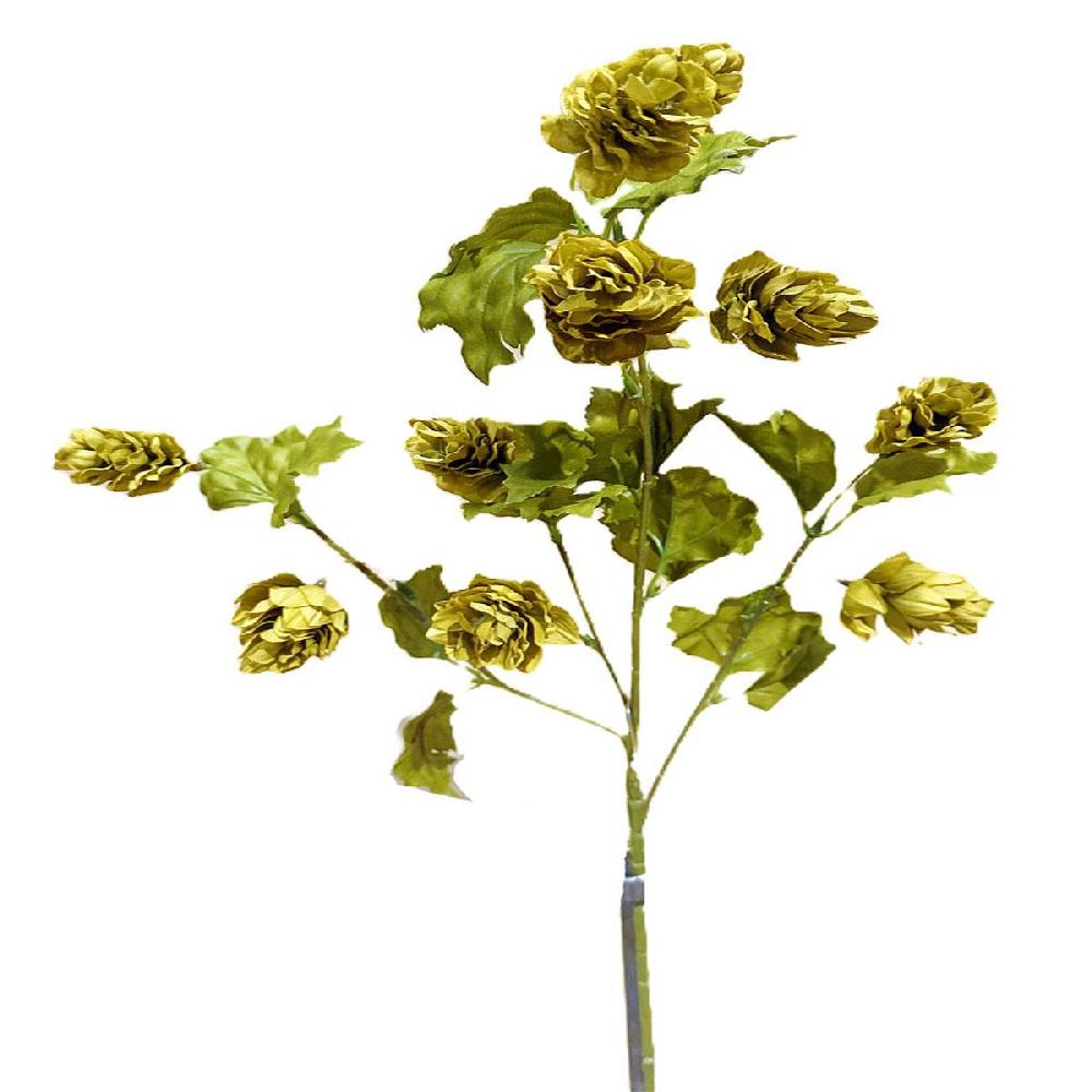 artificielles Branche de Houblon artificiel H 79 cm 10 tetes D 30 cm