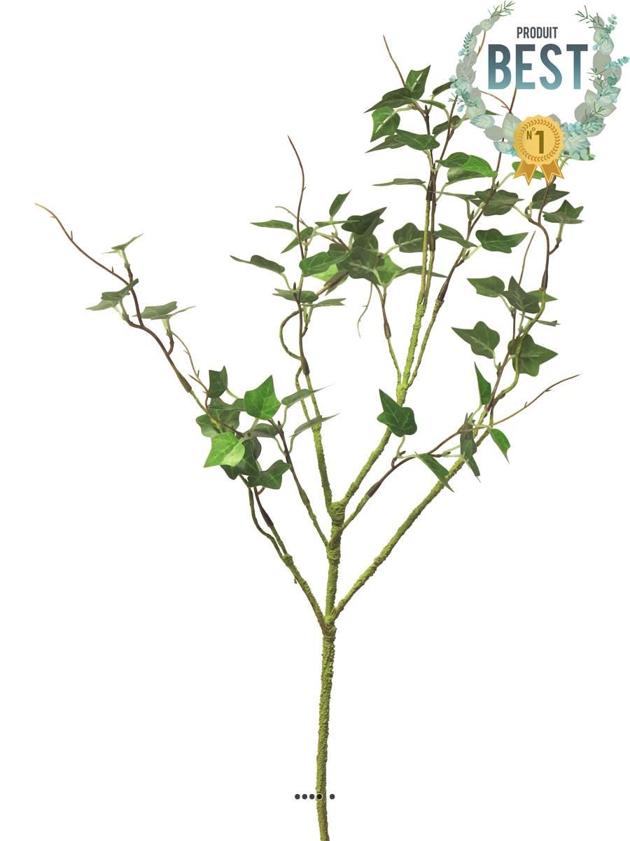 artificielles Branche de lierre artificielle 4 ramures H 65 cm