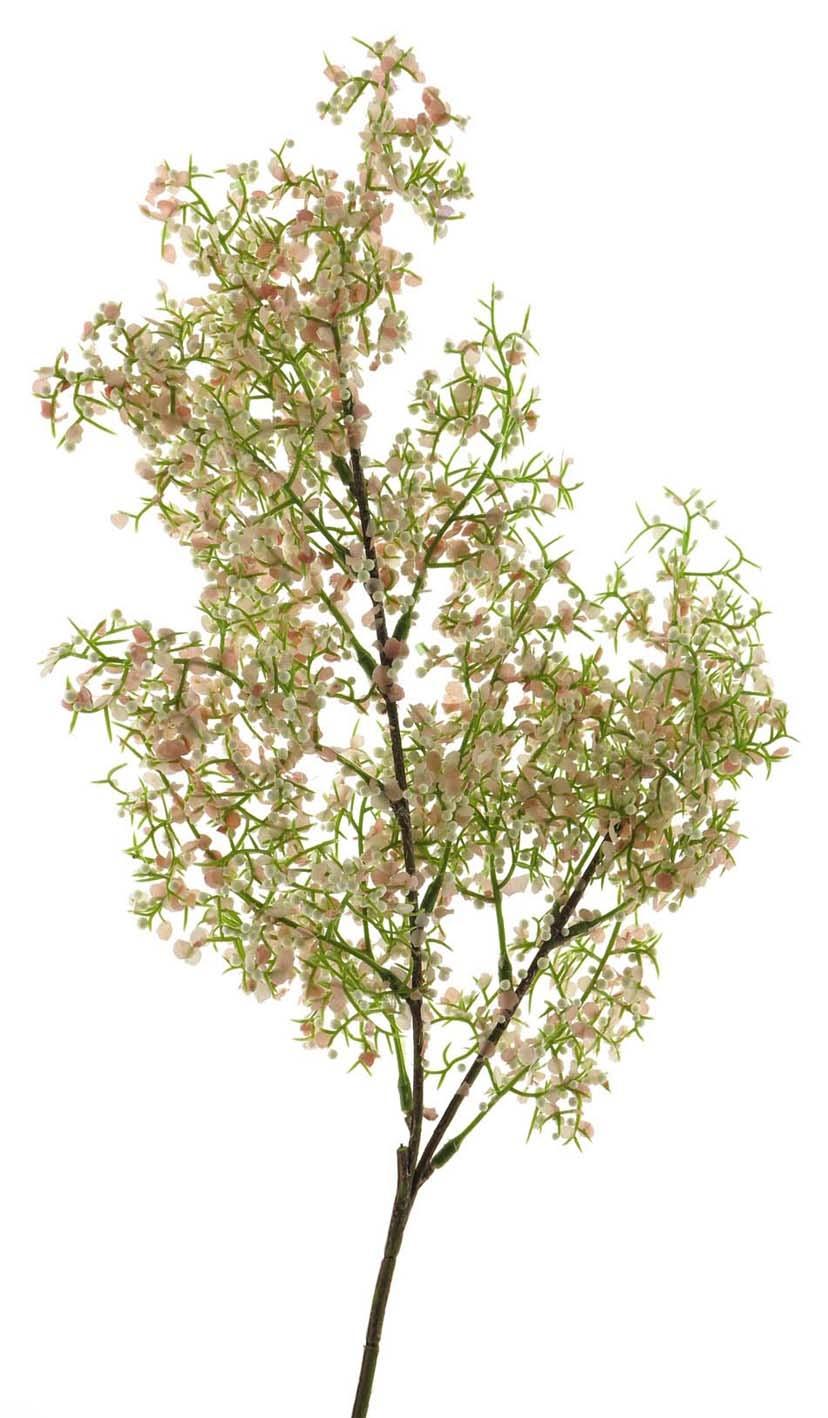 artificielles Branche fleurs et baies artificielles en tige H 50 cm superbes fleurs tissu