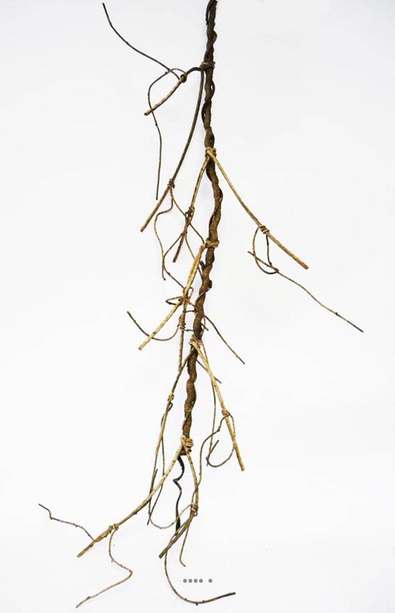 artificielles Branche liane ramifiee artificielle L 130 cm Brune mousse PU arme du site Artificielles.com