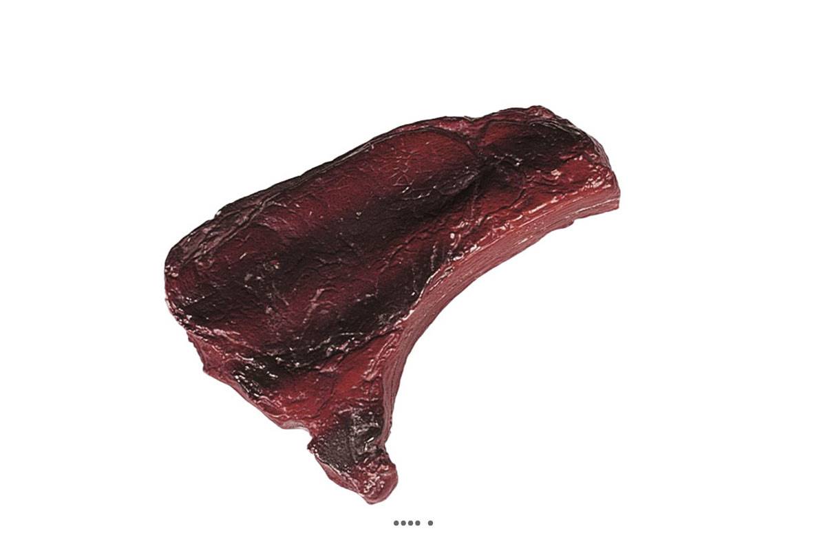artificielles Cote de Boeuf cuite artificielle en Plastique soufflé L 220x150 mm