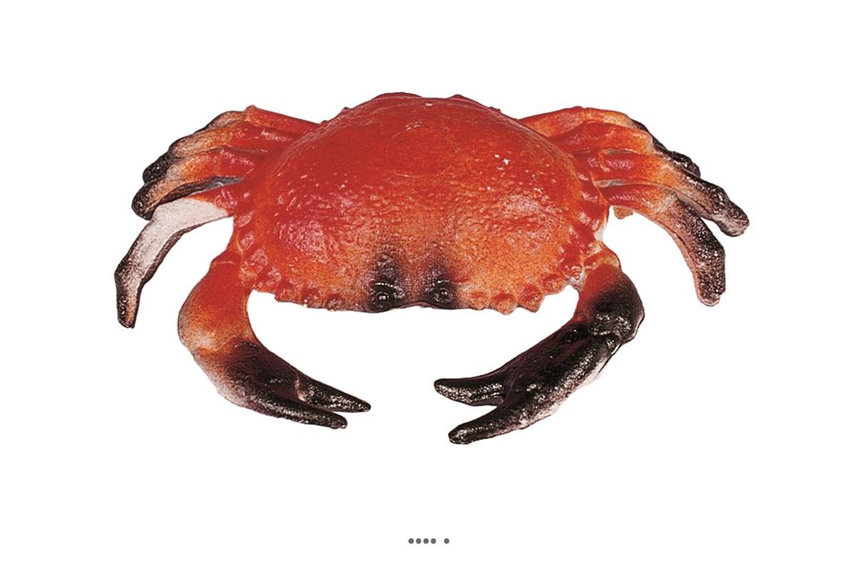 artificielles Crabe artificiel en Plastique soufflé L 200x130 mm