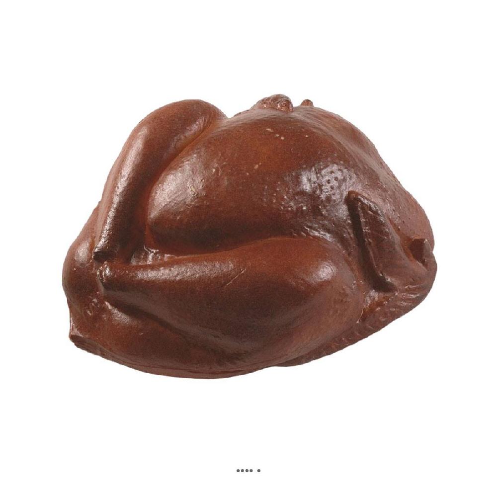 artificielles Dinde rotie artificielle en Plastique soufflé L 305x240 mm