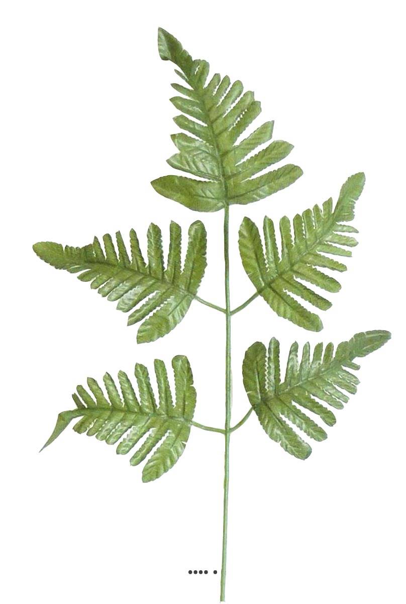 artificielles Feuille de fougere artificielle des forets H 42 cm L 25 cm Tissu enduit du site Artificielles.com