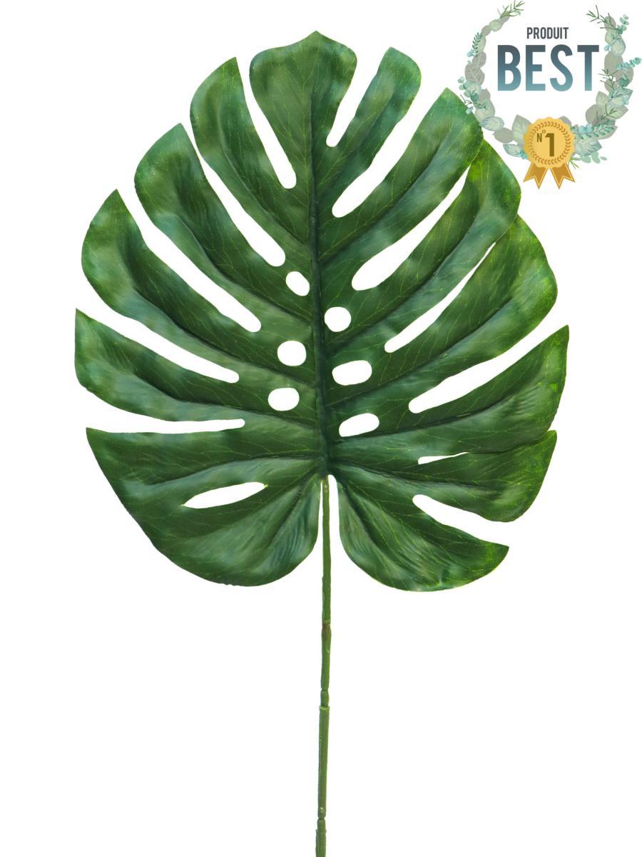 artificielles Feuille de Monstera artificielle H 46 cm D 26 cm