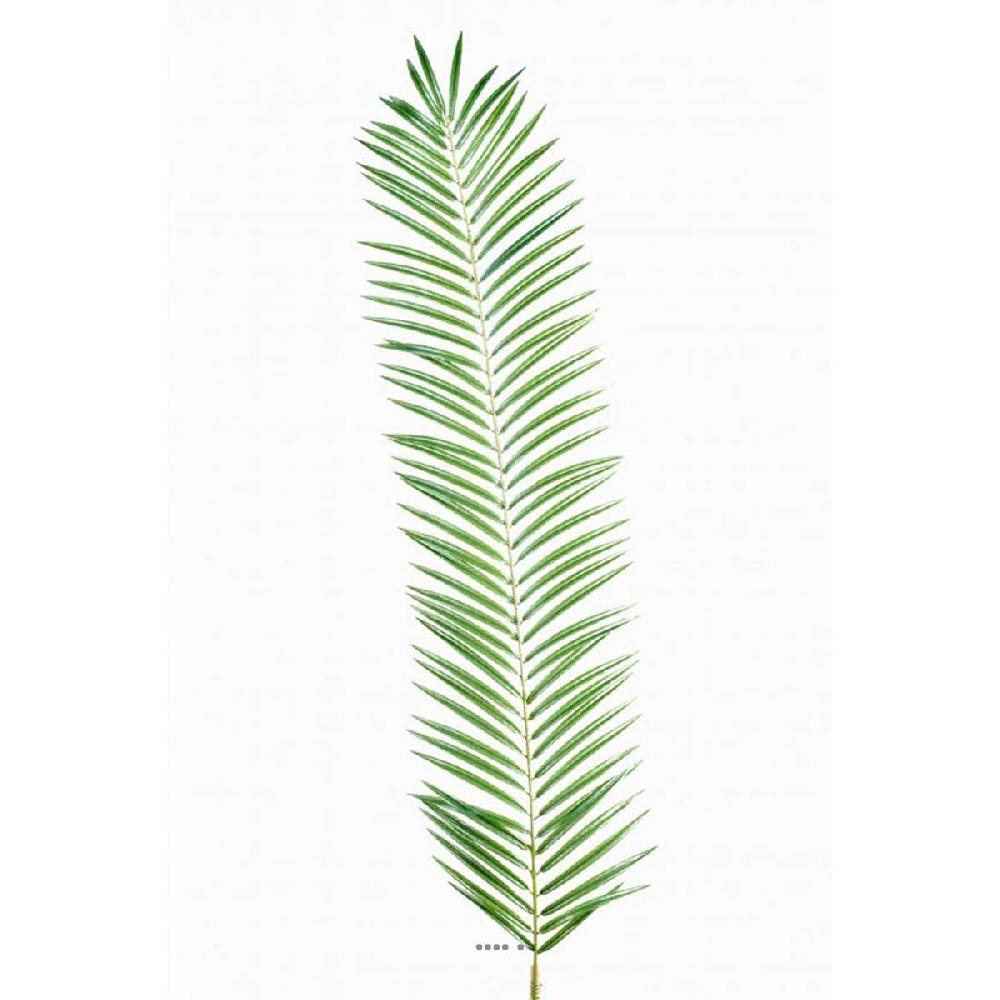 artificielles Feuille de palmier Cycas artificielle en tergal H 110 cm Vert du site artificielles.com