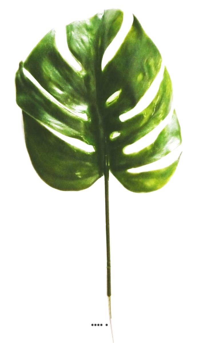 artificielles Feuille de Philodendron X6 H 39 cm Plastique pour exterieur D 15 cm du site Artificielles.com