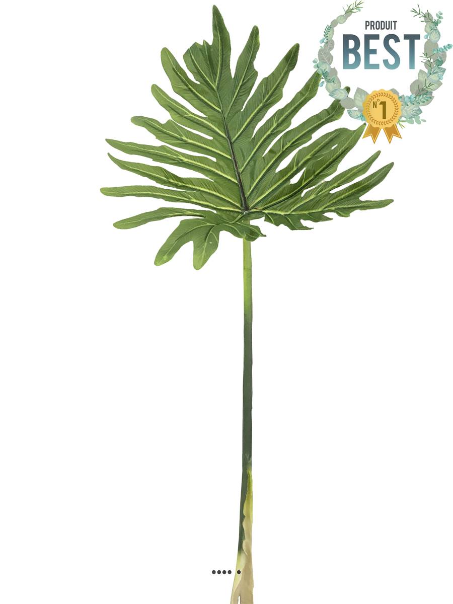 artificielles Feuille de Philodendron Xanadu artificielle H 93 cm