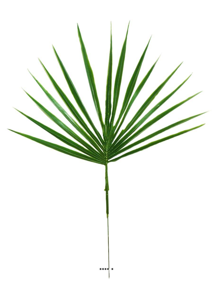 artificielles Feuille palmier Chamaerops X6 artificielle H 44 cm D 34 cm exterieur du site Artificielles.com
