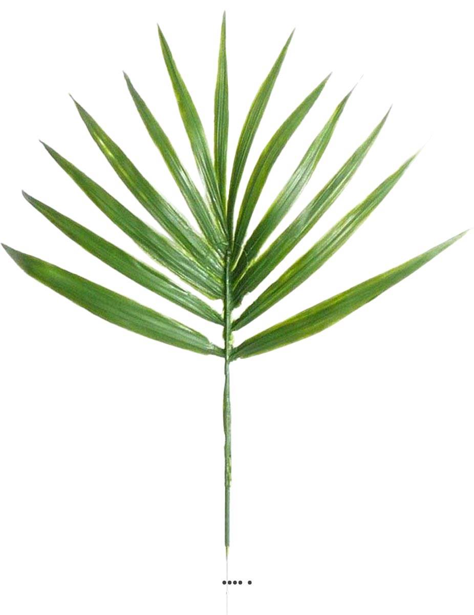 artificielles Feuille X6 palmier Chamaerops artificielle H 44 cm D 32 cm plastique du site Artificielles.com