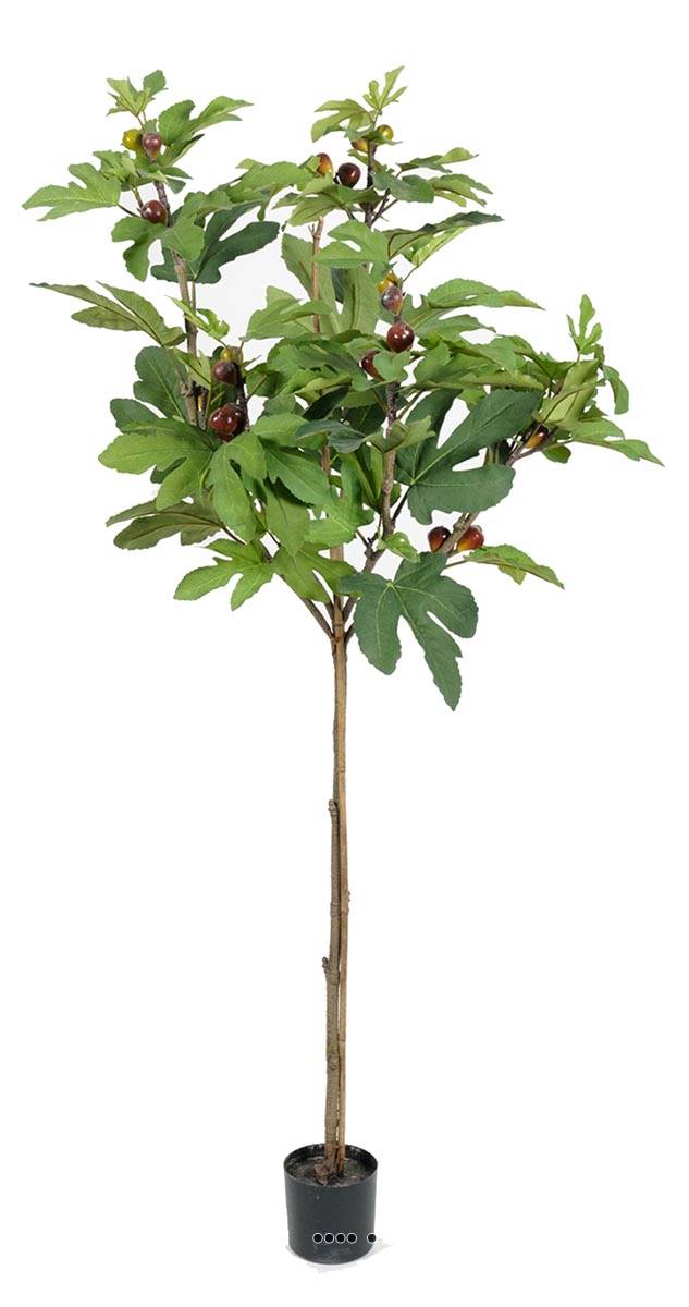artificielles Figuier tige artificiel en pot avec fruits H 150 cm D 85 cm