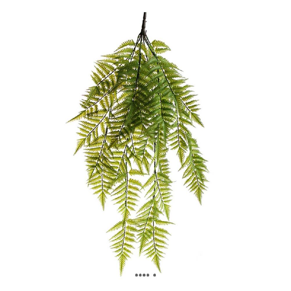 artificielles Fougère artificielle en chute 90cm vert