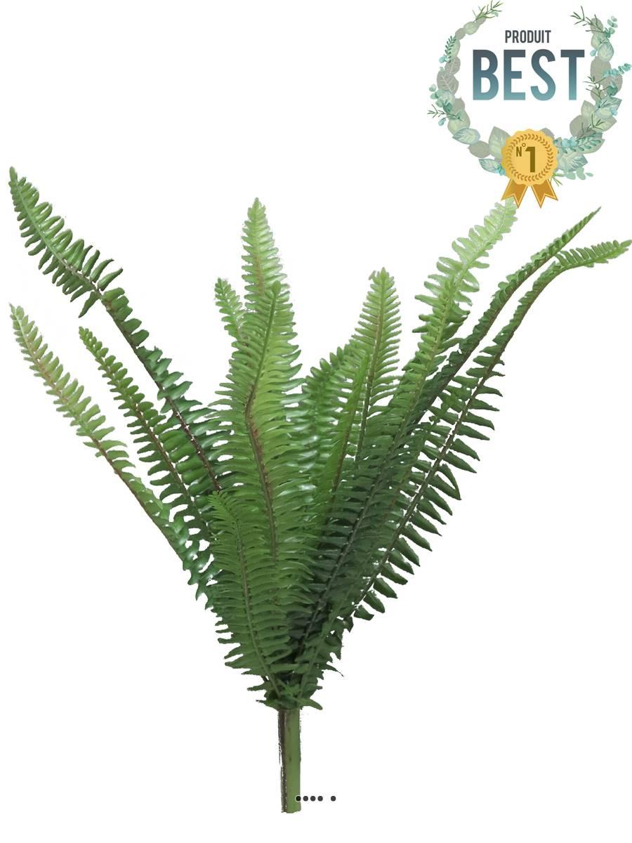 artificielles Fougere de Boston artificielle 17 ramures D 45 cm Plastique en piquet