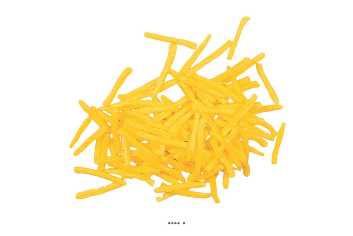artificielles Frites artificielles en lot de 100 en Plastique soufflé L 60 mm