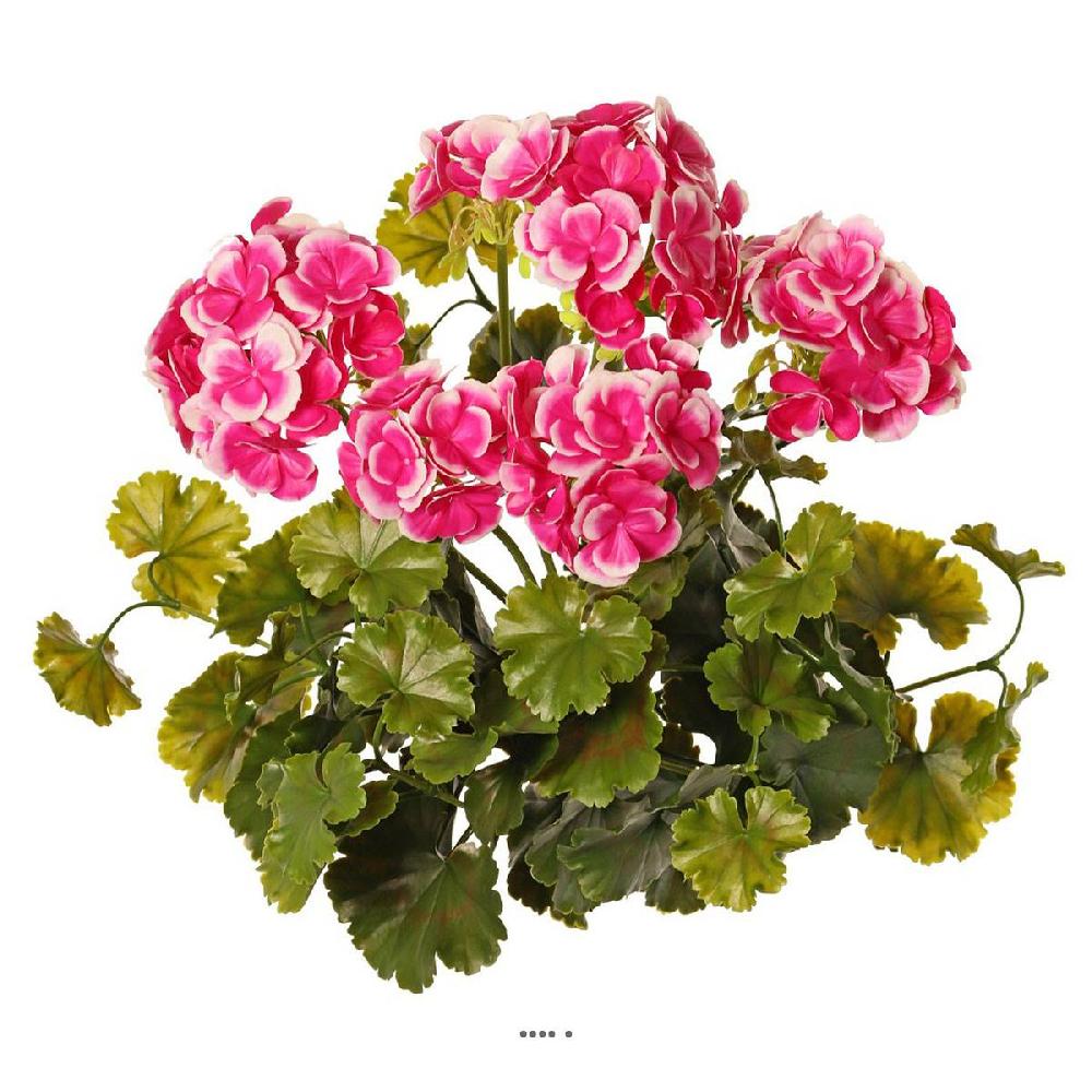 artificielles Geranium artificiel en piquet pour exterieur anti UV