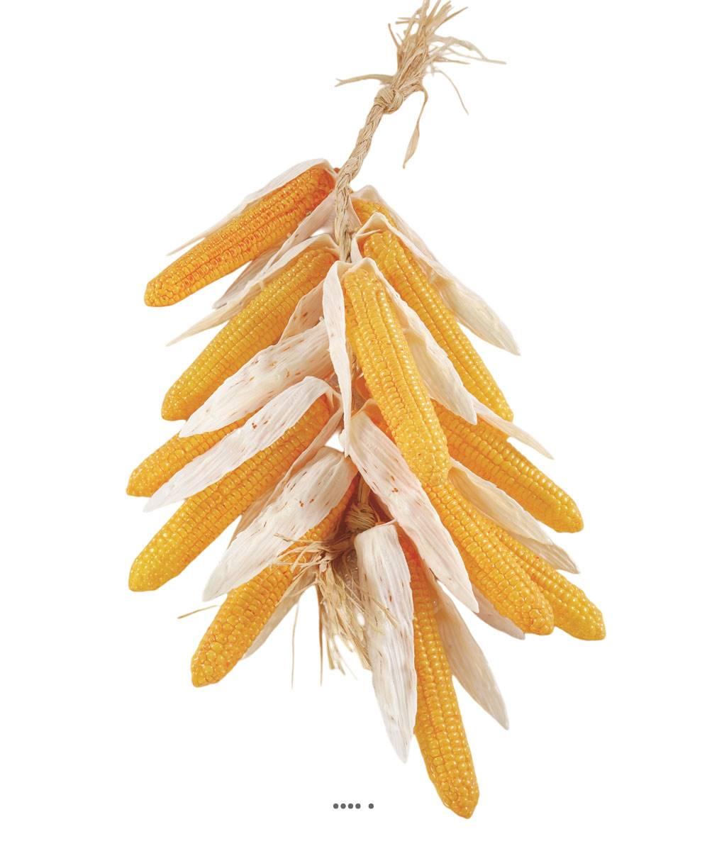 artificielles Grappe de 12 epis de mais artificiels en Plastique soufflé L 50 cm