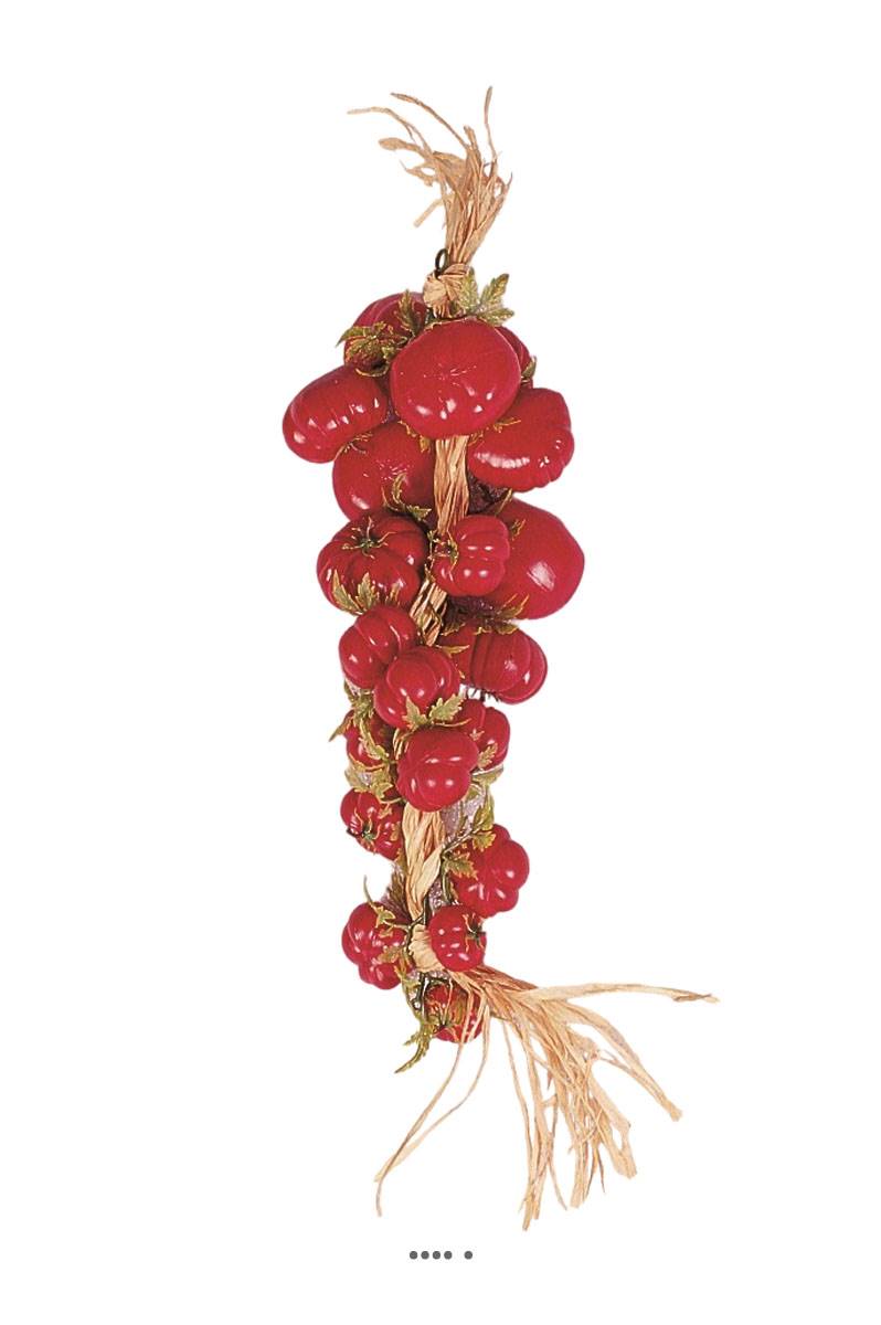 artificielles Grappe de 20 Tomates artificielles en Plastique soufflé L 50 cm