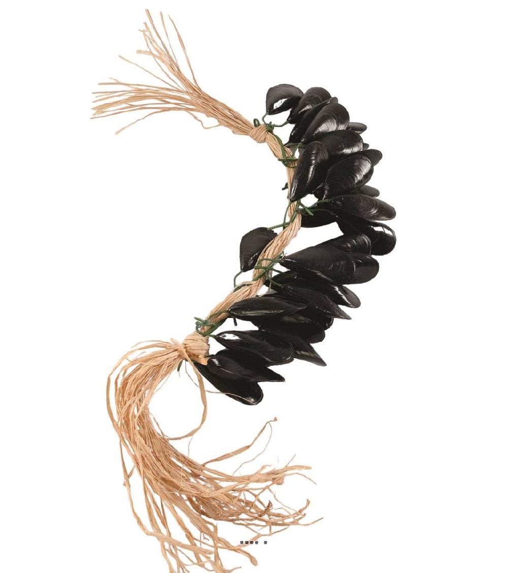 artificielles Grappe de Moules artificielles en Plastique soufflé L 35 cm