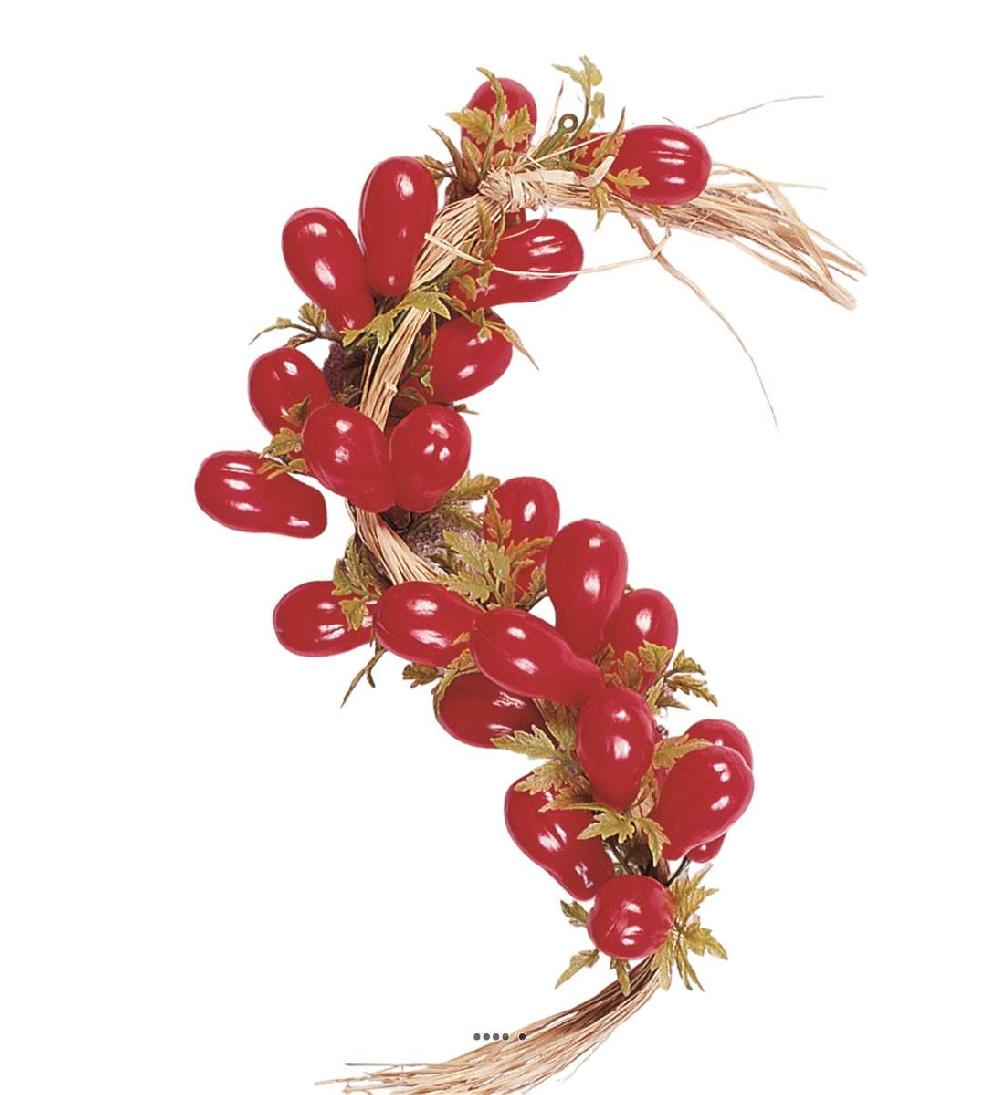 artificielles Grappe de Tomates artificielles en Plastique soufflé L 50 cm